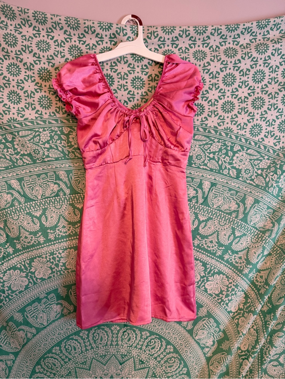 PacSun Pink Satin Mini Dress